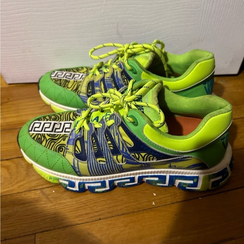 Versace Sneakers - Green and Blue